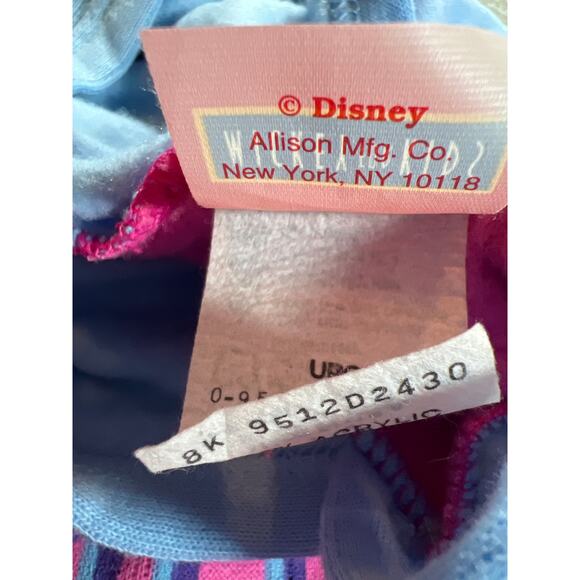 Vintage Minnie Mouse Pink & blue with daisy's pull over hoodie sweatshirt 7/8 - Picture 8 of 8